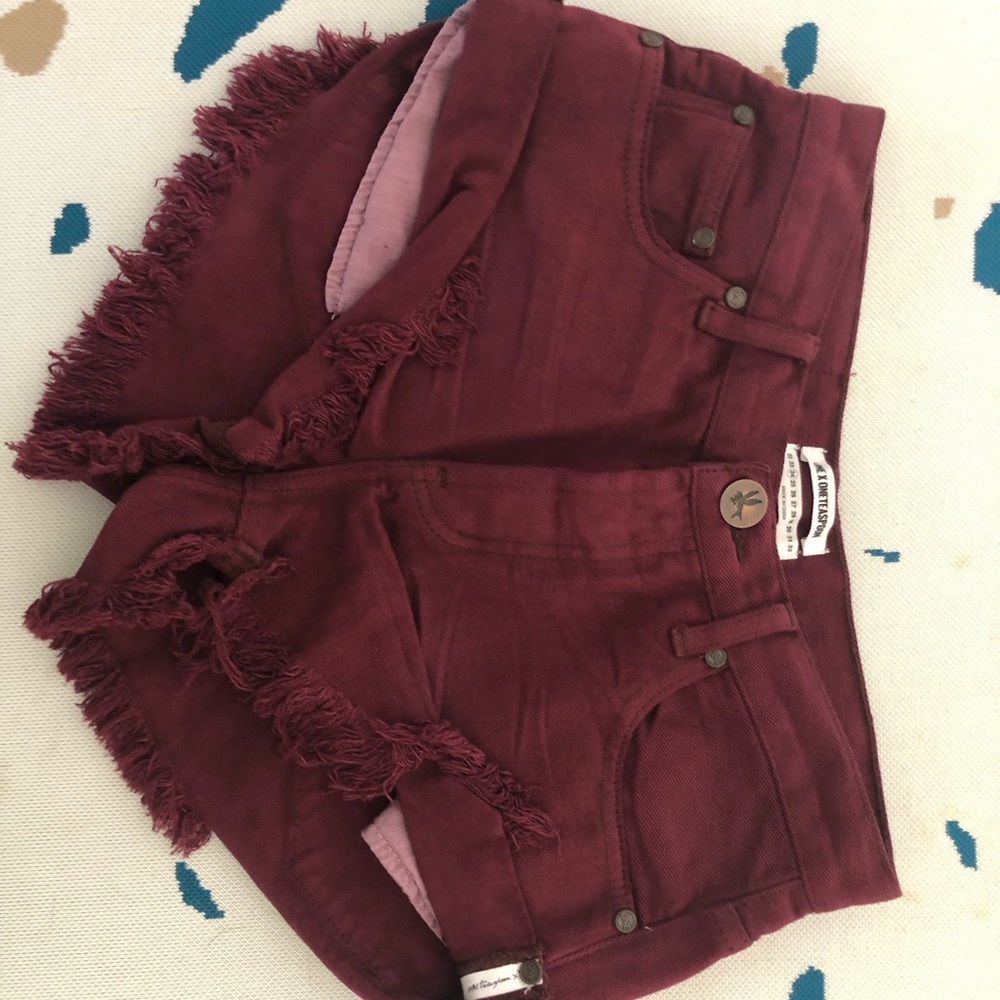 one teaspoon shorts size 24!